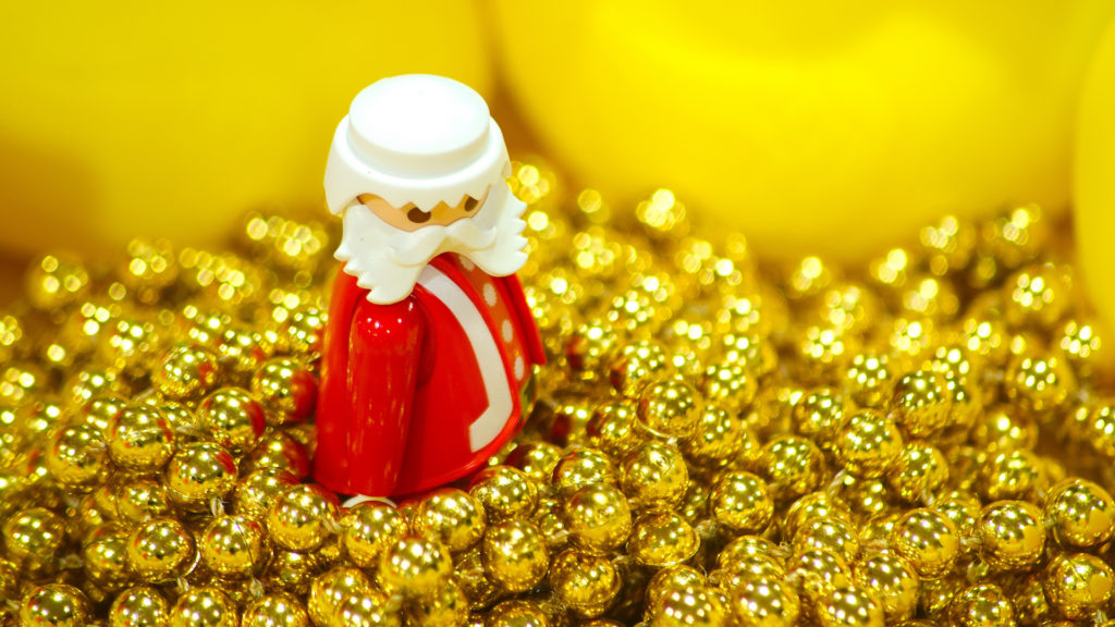 Un playmobil Père Noël. // Source : Frédéric Bisson Un playmobil Père Noël. // Source : Frédéric Bisson