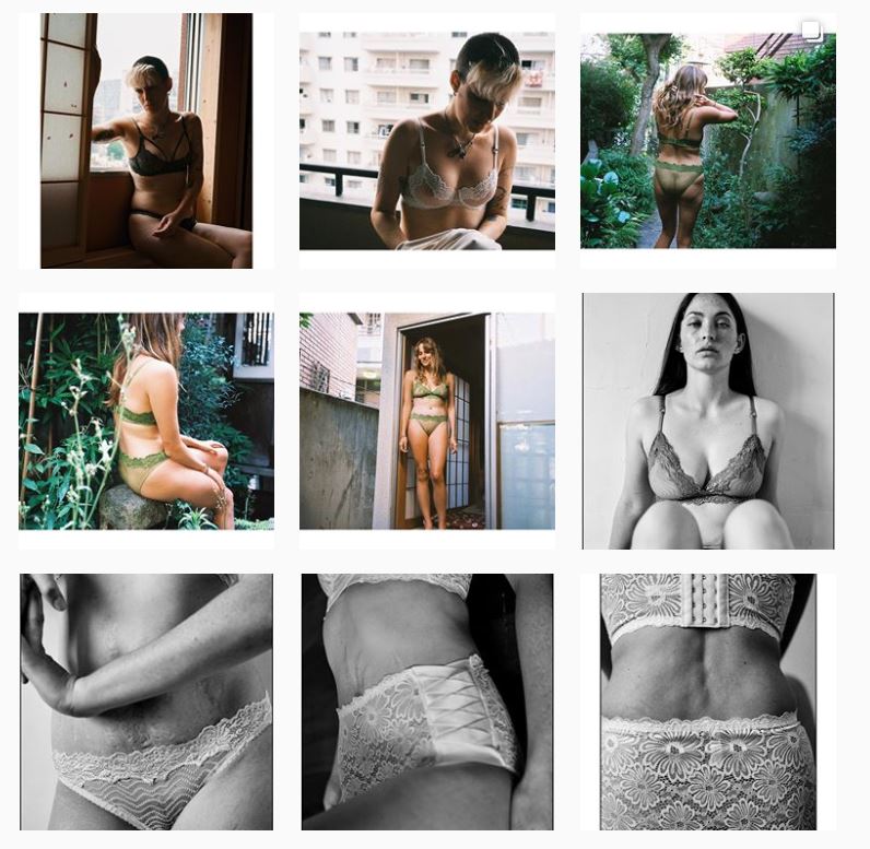 La marque Lonely Lingerie ne retouche pas ses modèles. // Source : Capture d'écran Instagram / Lonely Lingerie La marque Lonely Lingerie ne retouche pas ses modèles. // Source : Capture d'écran Instagram / Lonely Lingerie