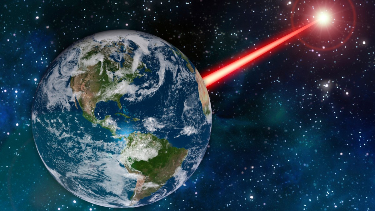 Un laser pour guider les extraterrestres jusqu'à nous. // Source : MIT News Un laser pour guider les extraterrestres jusqu'à nous. // Source : MIT News