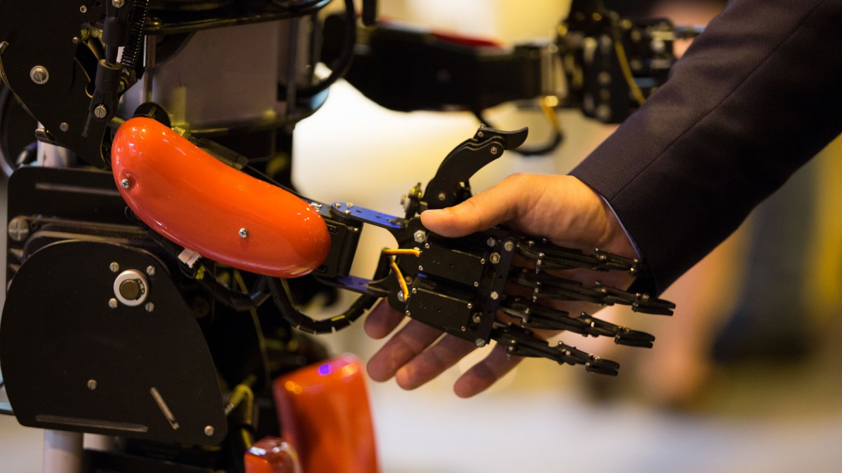 Une démonstration au salon Vivatech, en 2016. // Source : Ecole polytechnique Une démonstration au salon Vivatech, en 2016. // Source : Ecole polytechnique