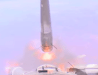 Vidéo du lancement de Soyouz // Source : YouTube/Roscosmos Media
