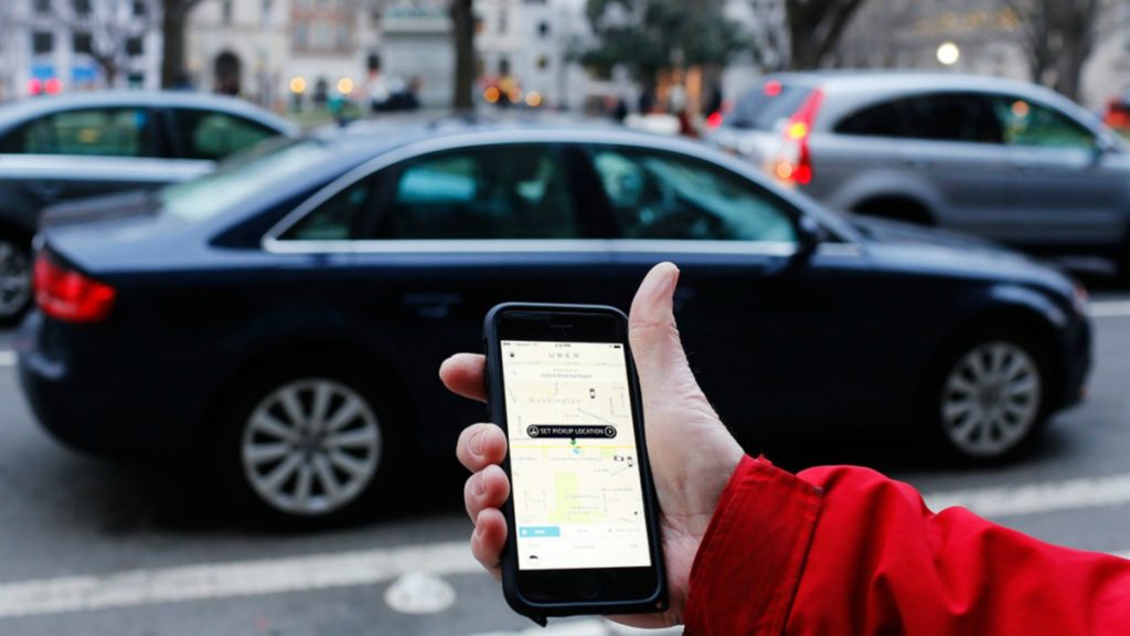 L'application Uber. // Source : Flickr/CC/Mark Warner L'application Uber. // Source : Flickr/CC/Mark Warner