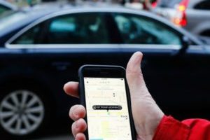 L'application Uber. // Source : Flickr/CC/Mark Warner