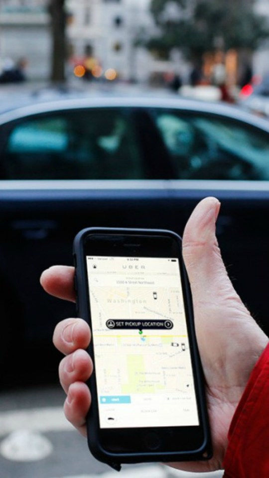 L'application Uber. // Source : Flickr/CC/Mark Warner