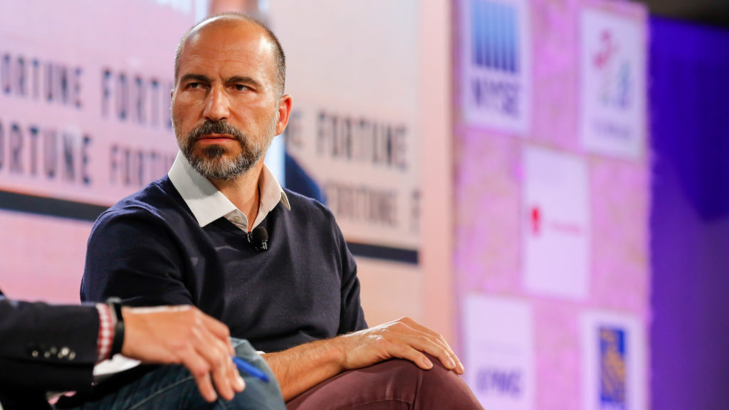 Dara Khosrowshahi, le CEO d'Uber. // Source : Michael Faas Dara Khosrowshahi, le CEO d'Uber. // Source : Michael Faas