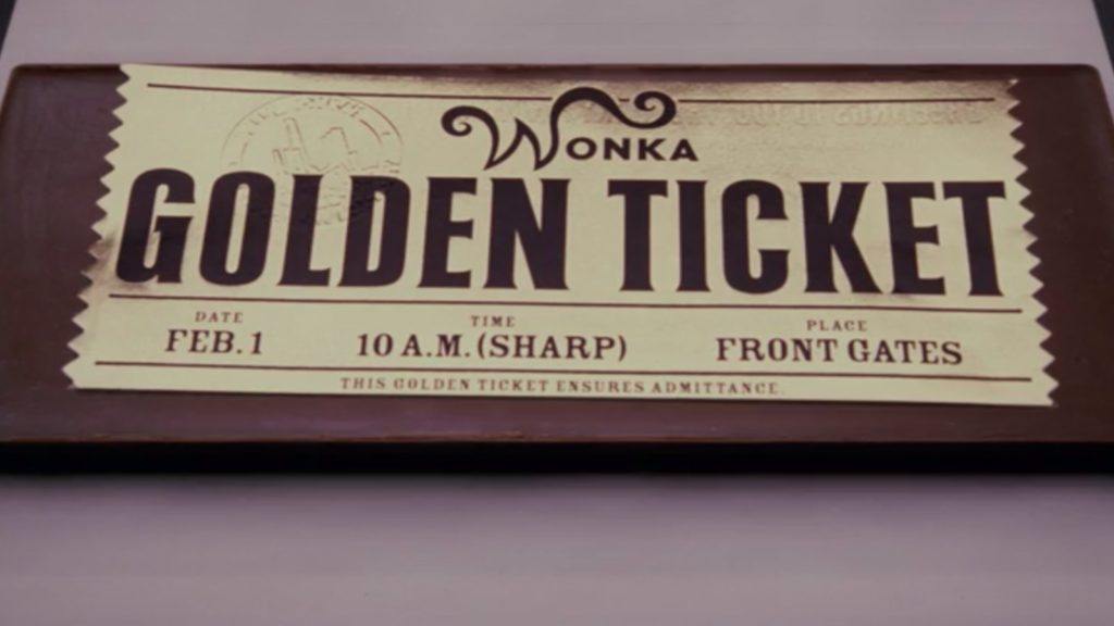 Netflix espère tirer le ticket doré avec ce nouvel accord. // Source : Capture d'écran du film Charlie et la Chocolaterie, de Tim Burton Netflix espère tirer le ticket doré avec ce nouvel accord. // Source : Capture d'écran du film Charlie et la Chocolaterie, de Tim Burton