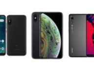 xiaomi mi a2 lite, iphone XS et Huawei P20 Pro