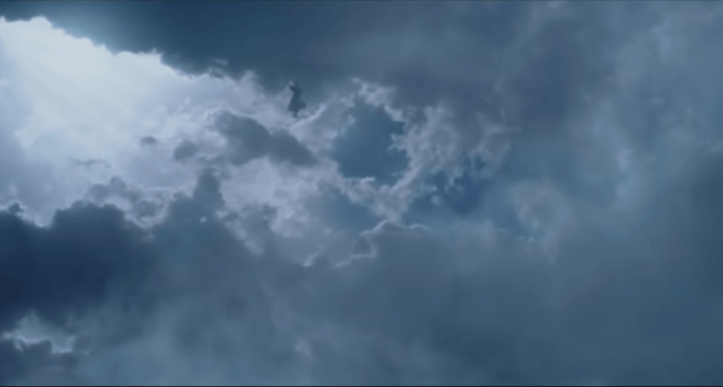 It's a bird ?! It's a plane ?! It's Mary Poppins ! // Source : Disney It's a bird ?! It's a plane ?! It's Mary Poppins ! // Source : Disney