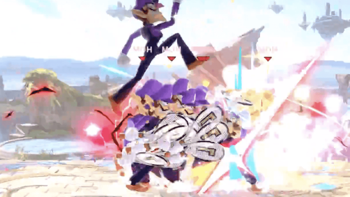 Bug Waluigi dans Super Smash Bros. Ultimate // Source : Capture YouTube du 18 décembre 2018 Bug Waluigi dans Super Smash Bros. Ultimate // Source : Capture YouTube du 18 décembre 2018