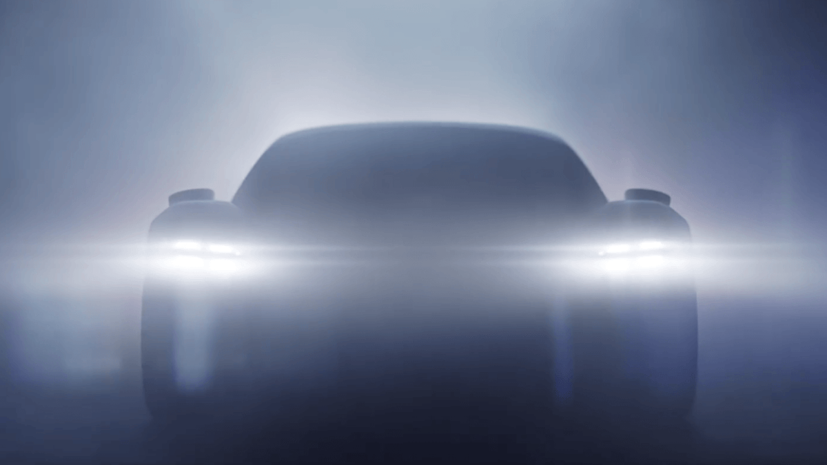 Teaser Porsche Taycan // Source : Capture vidéo Porsche Teaser Porsche Taycan // Source : Capture vidéo Porsche