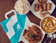 Une livraison de Deliveroo. // Source : Flickr/Deliveroo Press