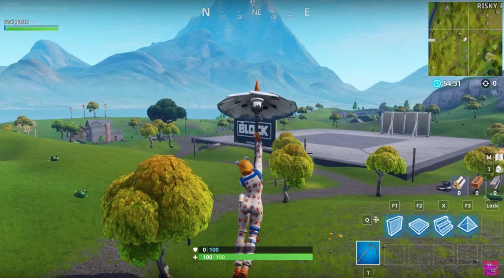 The Block dans Fortnite // Source : YouTube/Gattu The Block dans Fortnite // Source : YouTube/Gattu