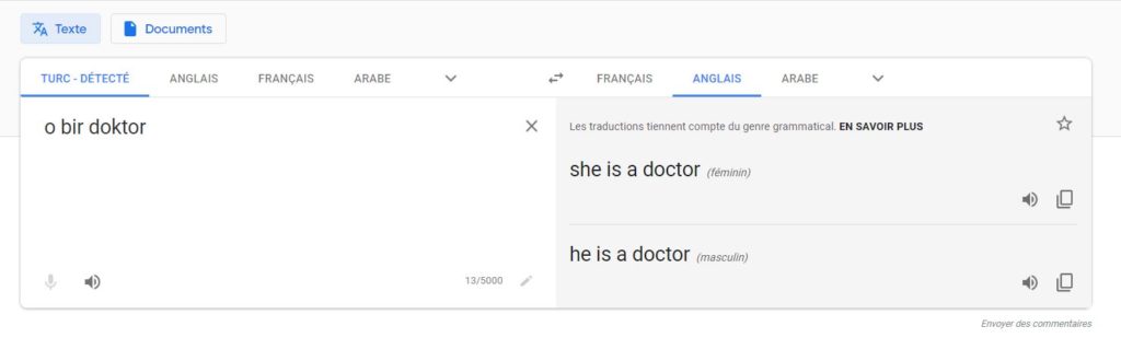 Avec la mise à jour, deux options sont proposées (ici, avec une traduction du turc à l'anglais). // Source : Capture d'écran Google Traduction / Numerama Avec la mise à jour, deux options sont proposées (ici, avec une traduction du turc à l'anglais). // Source : Capture d'écran Google Traduction / Numerama