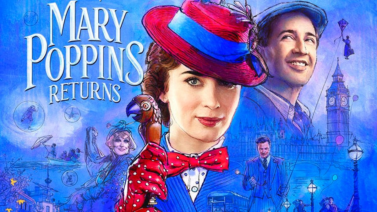 Affiche de promotion de Mary Poppins Returns Affiche de promotion de Mary Poppins Returns