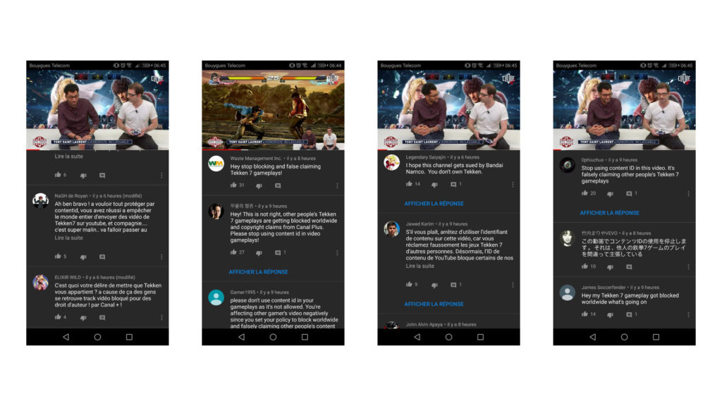 Différentes réactions sur Twitter. Différentes réactions sur Twitter.