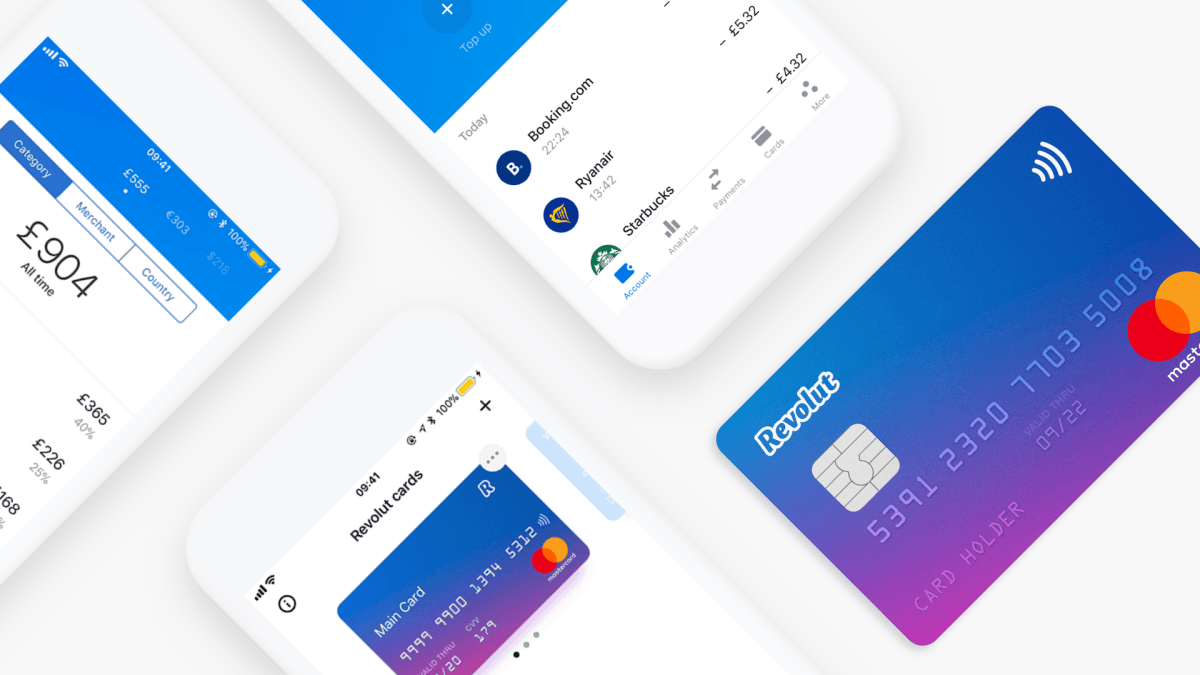 La banque anglaise mobile Revolut. // Source : Revolut La banque anglaise mobile Revolut. // Source : Revolut