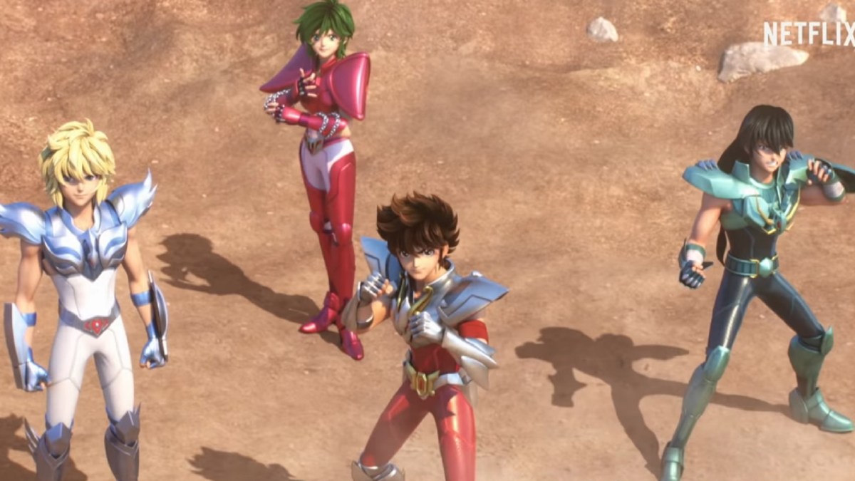 Shun, en rose sur cet extrait. // Source : Capture d'écran YouTube / Netflix Shun, en rose sur cet extrait. // Source : Capture d'écran YouTube / Netflix