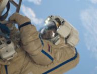 Sortie extravéhiculaire d'un cosmonaute. // Source : NASA