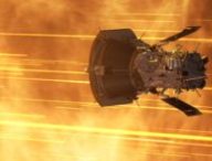 La sonde solaire Parker. // Source : NASA La sonde solaire Parker. // Source : NASA