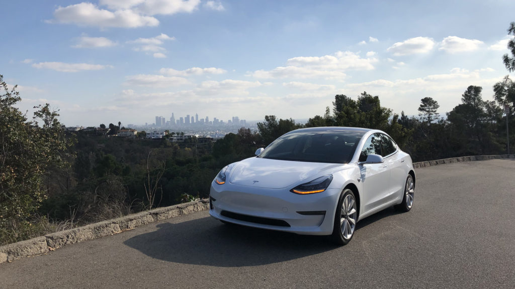 Tesla Model 3 // Source : Nicolas Valeano pour Numerama Tesla Model 3 // Source : Nicolas Valeano pour Numerama