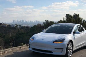 Tesla Model 3 // Source : Nicolas Valeano pour Numerama Tesla Model 3 // Source : Nicolas Valeano pour Numerama