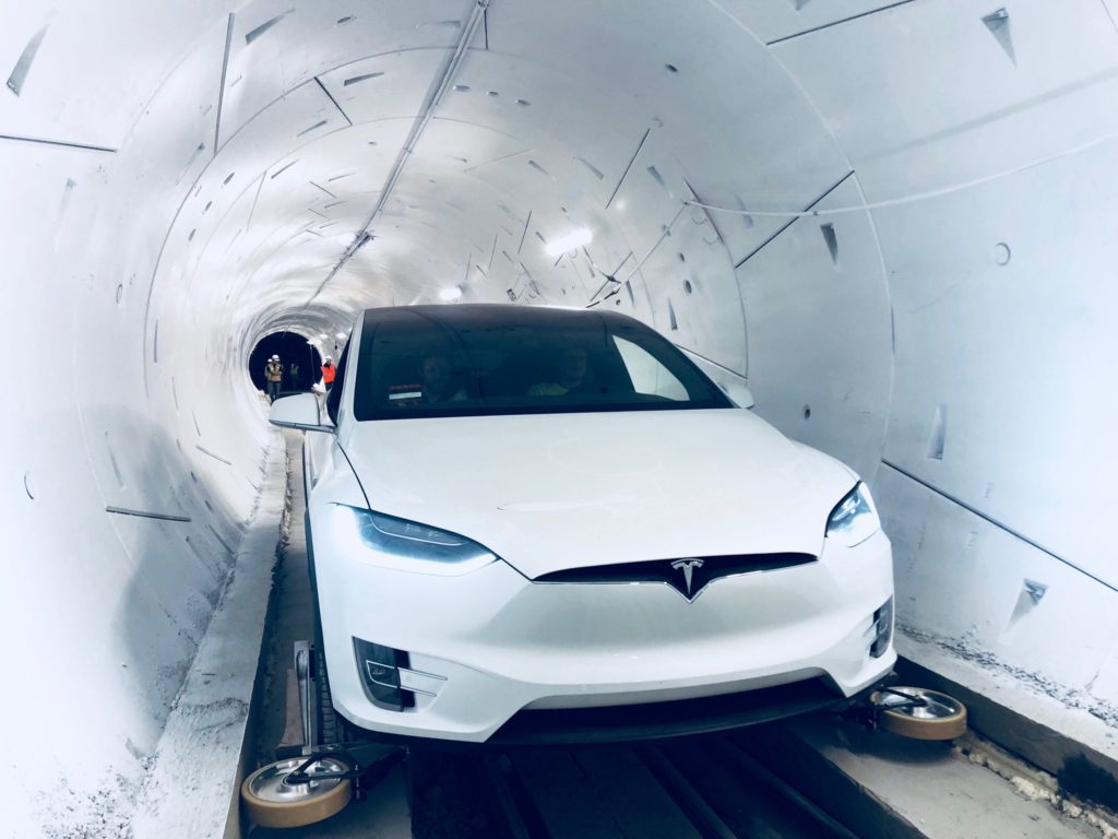 test tunnel boring company tesla test tunnel boring company tesla