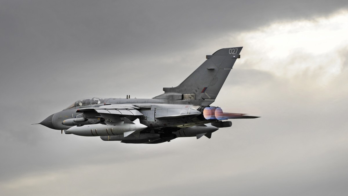 Un Tornado de la RAF // Source : Cpl Babbs Robinson Un Tornado de la RAF // Source : Cpl Babbs Robinson
