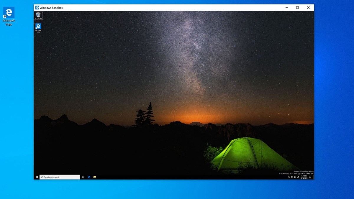 Windows Sandbox // Source : Microsoft Windows Sandbox // Source : Microsoft