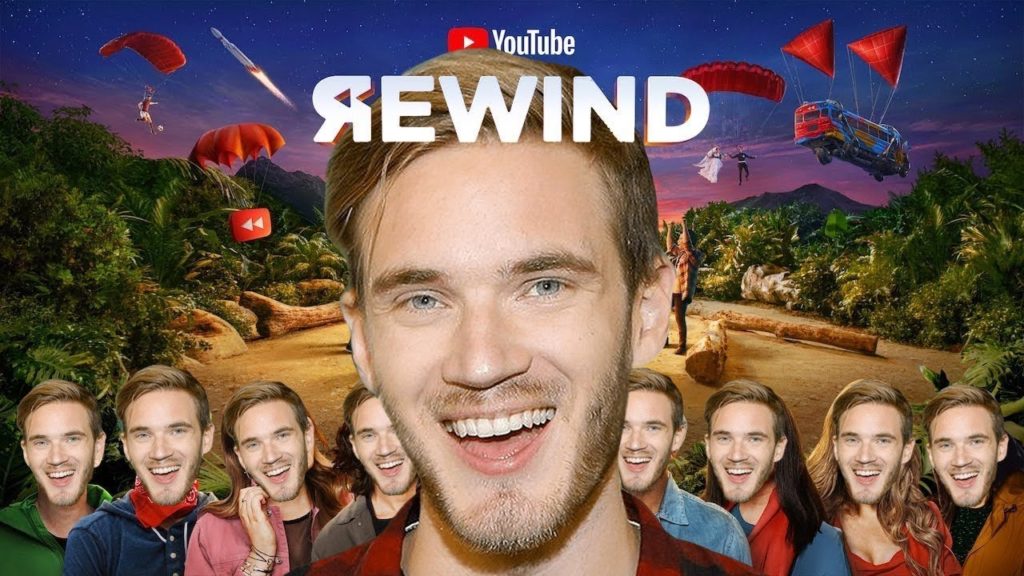 La miniature de la vidéo de PewDiePie sur le Rewind 2018. // Source : PewDiePie / YouTube La miniature de la vidéo de PewDiePie sur le Rewind 2018. // Source : PewDiePie / YouTube