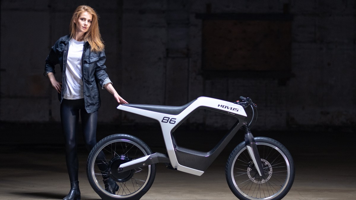 Moto électrique Novus // Source : Novus Moto électrique Novus // Source : Novus