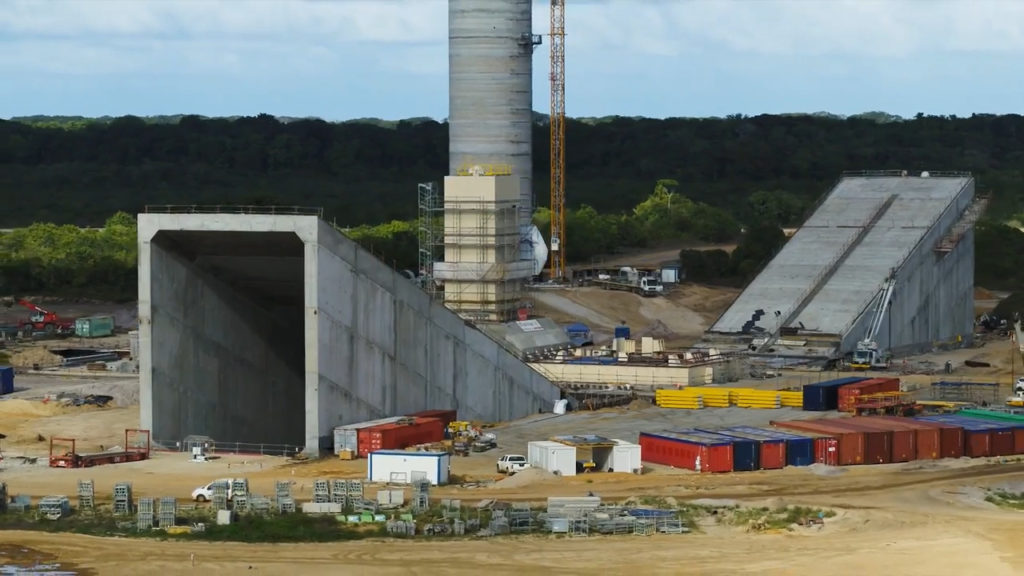 Vue sur les carneaux. // Source : CNES Vue sur les carneaux. // Source : CNES