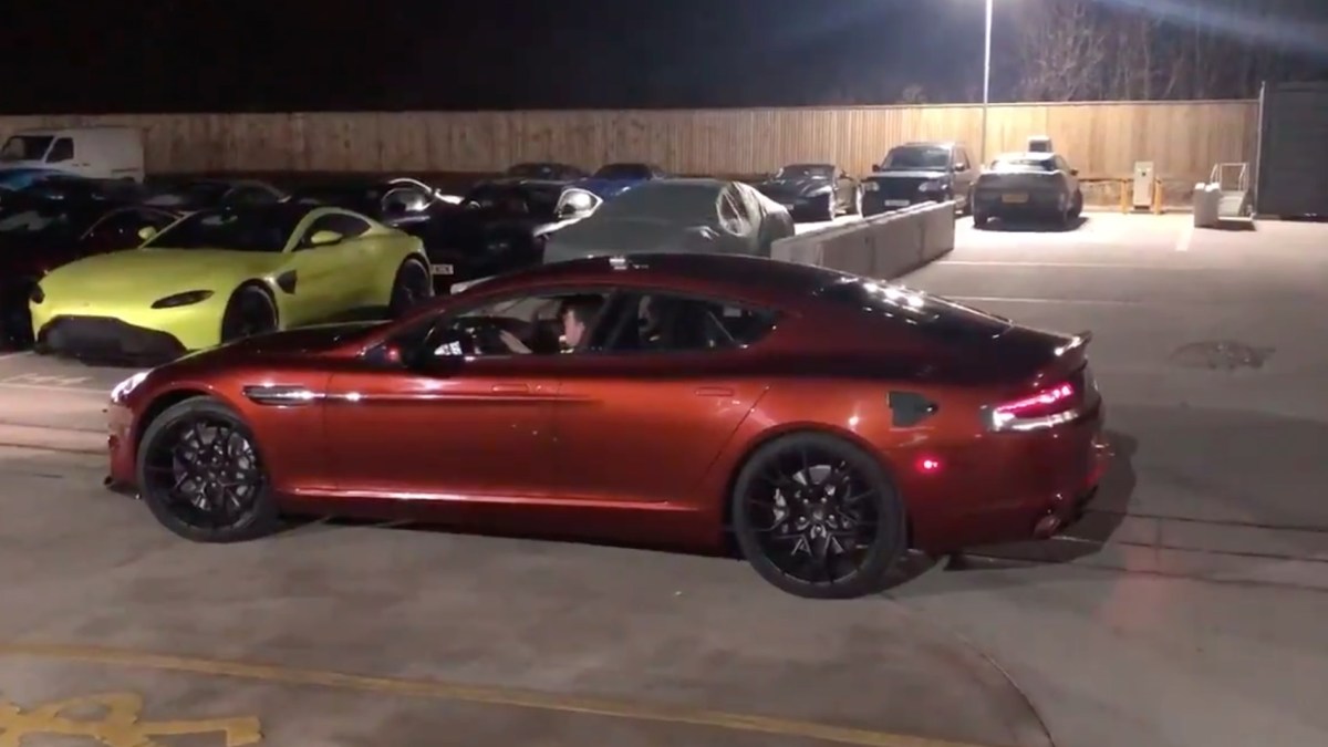 Aston Martin Rapide E // Source : Twitter Andy Palmer Aston Martin Rapide E // Source : Twitter Andy Palmer