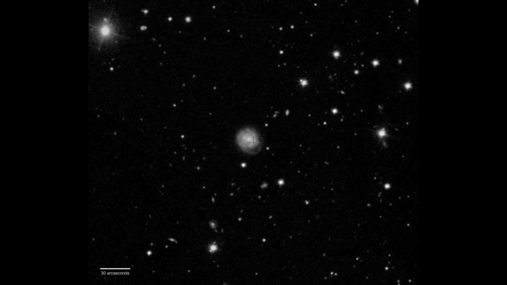 AT2018cow est apparu dans la constellation d'Hercule. // Source : Sloan Digital Sky Survey AT2018cow est apparu dans la constellation d'Hercule. // Source : Sloan Digital Sky Survey