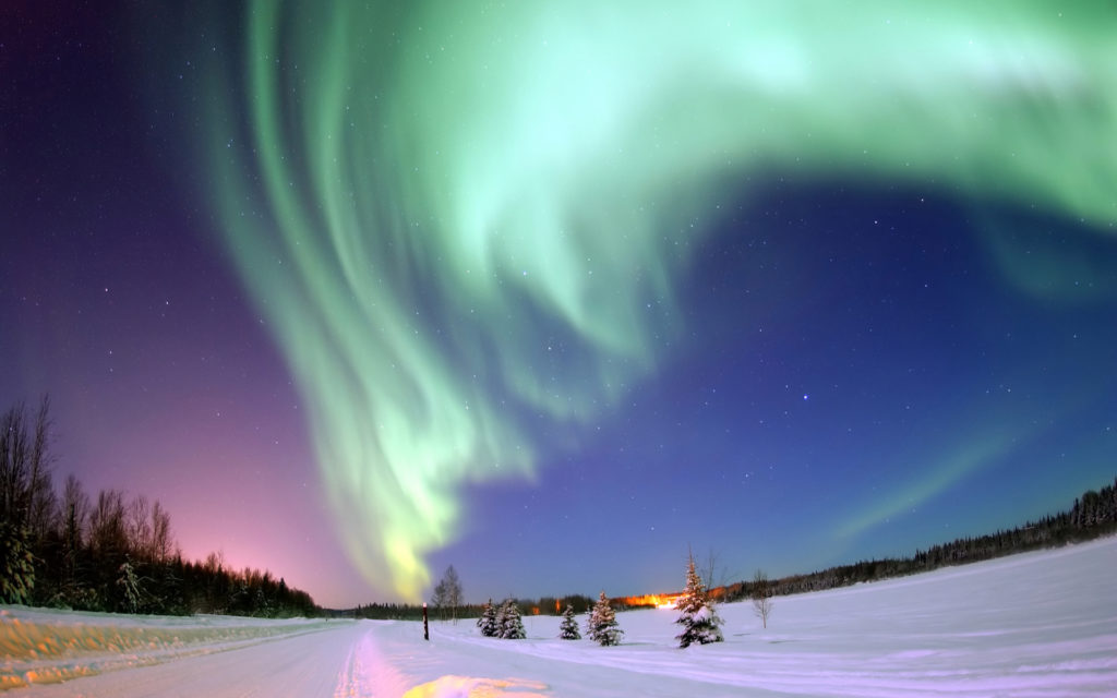 Une aurore boréale en Alaska. // Source : Flickr/CC/Nasa/Joshua Strang/USAF (photo recadrée) Une aurore boréale en Alaska. // Source : Flickr/CC/Nasa/Joshua Strang/USAF (photo recadrée)