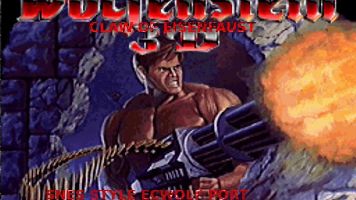 Mod SNES pour Wolfenstein 3D // Source : ECWolf Mod SNES pour Wolfenstein 3D // Source : ECWolf