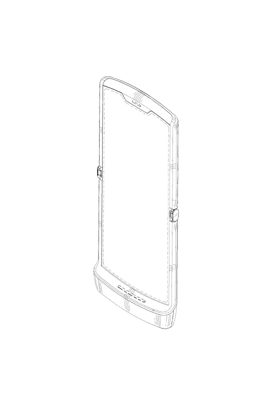 Brevet Motorola smartphone pliable // Source : WIPO
