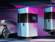 Borne de recharge mobile Volkswagen // Source : Volkswagen
