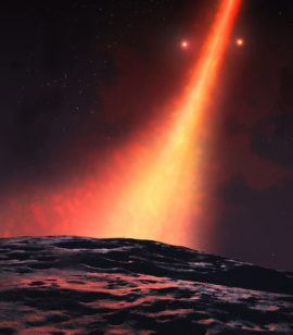 Une vue depuis l'intérieur du disque. // Source : University of Warwick/Mark Garlick Une vue depuis l'intérieur du disque. // Source : University of Warwick/Mark Garlick