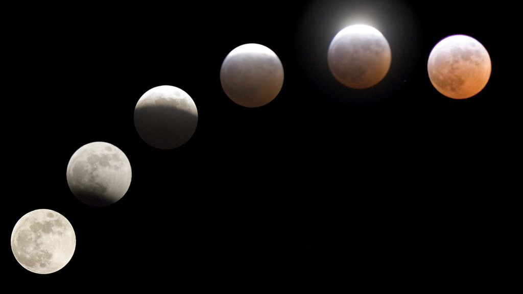 La Lune prendra une couleur rougeâtre comme à chaque éclipse lunaire totale. // Source : Pixabay (photo recadrée) La Lune prendra une couleur rougeâtre comme à chaque éclipse lunaire totale. // Source : Pixabay (photo recadrée)