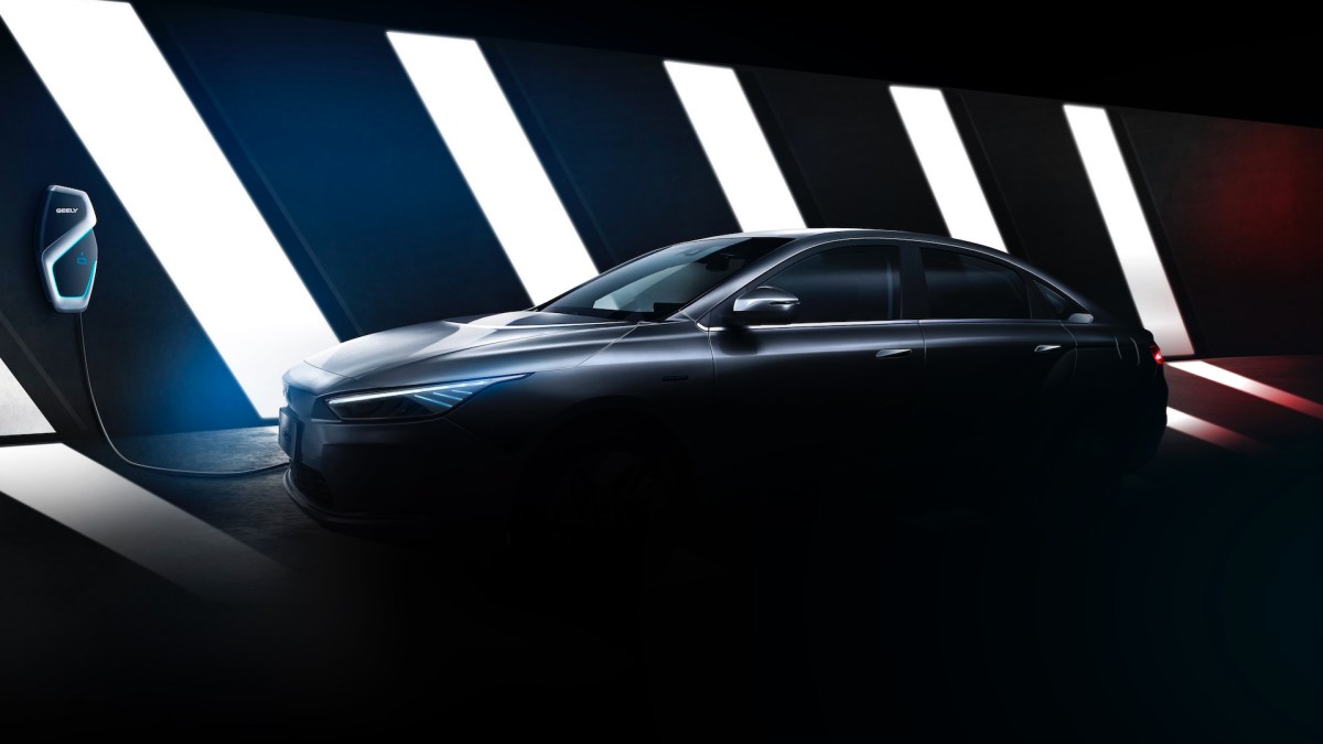 Berline électrique Geely Auto // Source : Geely Auto Berline électrique Geely Auto // Source : Geely Auto