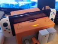 Switch dans un dock GameCube // Source : Reddit