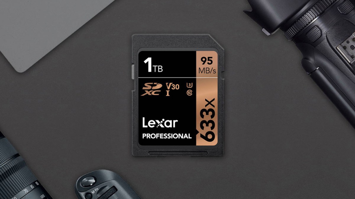 Carte SDXC Lexar 1 To // Source : Lexar Carte SDXC Lexar 1 To // Source : Lexar