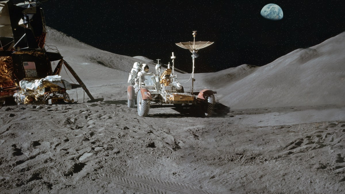 La mission Apollo 15. // Source : Flickr/CC/Futurilla (photo recadrée) La mission Apollo 15. // Source : Flickr/CC/Futurilla (photo recadrée)
