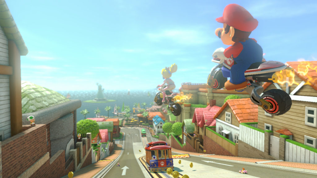 Mario survolant la vie // Source : Nintendo Mario survolant la vie // Source : Nintendo