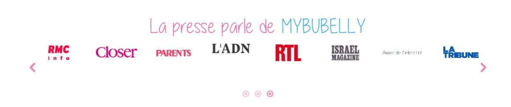 La liste des articles consacrés à MyBuBelly est longue. // Source : MyBuBelly La liste des articles consacrés à MyBuBelly est longue. // Source : MyBuBelly