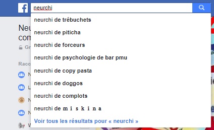 Des neurchis. // Source : Capture d'écran Facebook Des neurchis. // Source : Capture d'écran Facebook