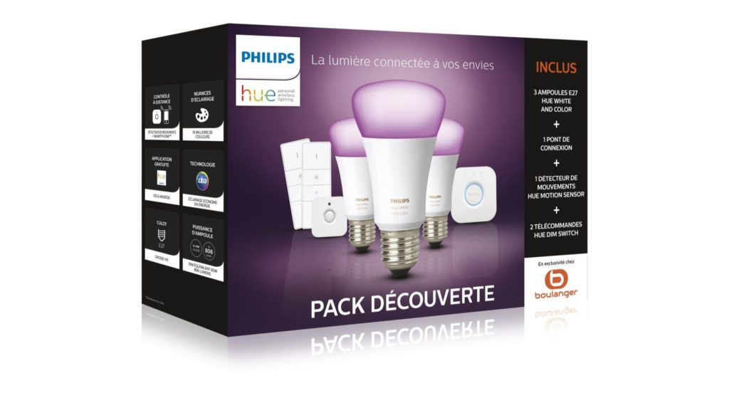 Pack Philips Hue 3 ampoules Pack Philips Hue 3 ampoules