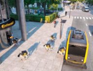 Robots livreurs par Continental // Source : Continental