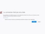 Conséquence de l'expiration d'un certificat de sécurité.