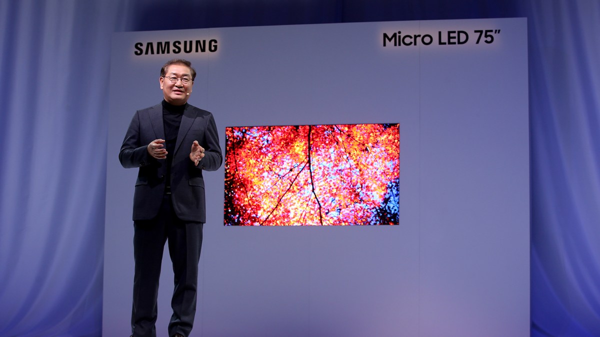Samsung Micro LED 75 pouces // Source : Samsung Samsung Micro LED 75 pouces // Source : Samsung